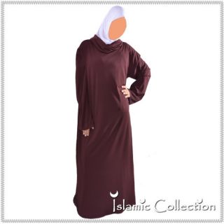 Burgunda Jilbab Hijab Islam Muslim Islamische Kleidung 16 3024
