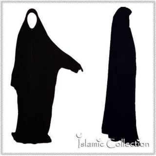  Schwarz   Jilbab Hijab Niqab Islamische Kleidung 16 0005
