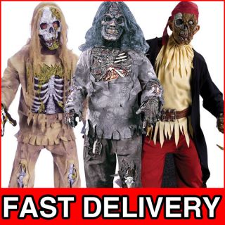 Zombie Halloween Kostüm Kinder 4 14 Jahre Outfits Mit Maske