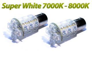 Stück Weisse LED BA15S Rückfahrlicht Bremslicht Super Flux Xenon