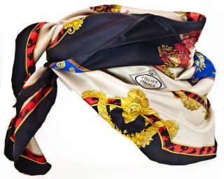 VERSACE ATELIER Seidentuch scarf soie seta foulard haute couture alta