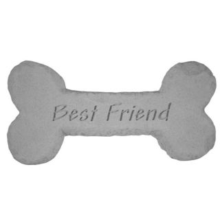 Best Friend Bone Shaped Memorial Stone   Pet Memorials   Dog