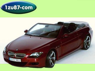 18 BMW M6 Cabrio E64 indianapolisrot rot red   PROMO