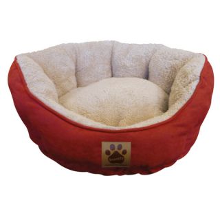 Precision Pet Clamshell Pet Bed   Red