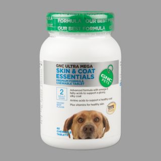 GNC Ultra Mega Skin & Coat Essentials for Adult Dogs   Sale   Dog