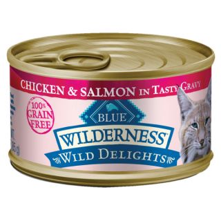 BLUE Wilderness Wild Delights Cat Food   Chicken & Salmon
