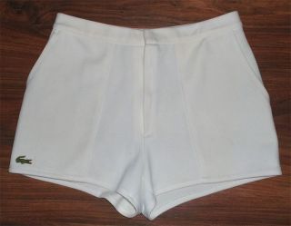 vintage france 70`s LACOSTE shorts tennis bermuda short 70er Jahre Gr