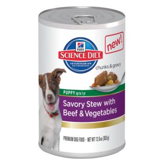 Hill's Science Diet Savory Stew with Beef & Vegetables Puppy Formula Dog Food   Sale   Dog