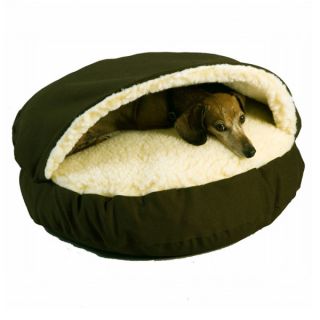 Snoozer Cozy Cave Pet Bed   Olive