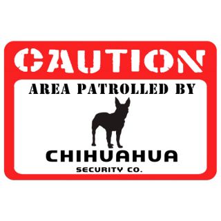 Bungalow Printed Caution Chihuahua Pet Mat   Dog   Boutique