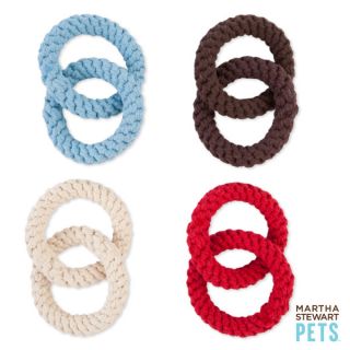 Martha Stewart Pets™ 2 Ring Rope Toy   Dog   Boutique