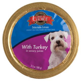 Grreat Choice Turkey in Savory Juices Flavor Dog Food   Sale   Dog
