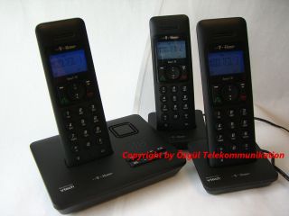 Easy CA32 Trio Schnurlos Telefon mit Anrufbeantworter und 3