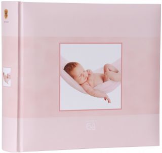 HENZO Einsteckalbum Rosa Baby Album für 200 Fotos 10x15 Fotoalbum