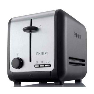Philips HD 2627/20 2 Schlitz Toaster silber schwarz