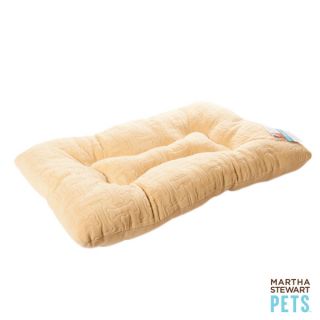 Martha Stewart Pets Burnout Pillow Dog Bed   Tan
