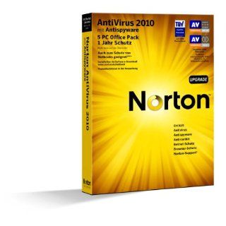 Norton AntiVirus 2010   5 PCs   Upgrade Software