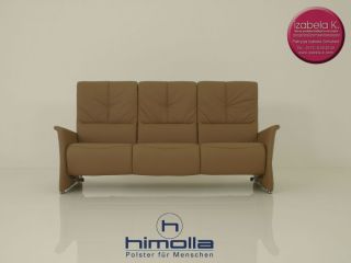 3er Ledersofa Modellreihe 4006 mit Sitzvorzug von HIMOLLA UVP 3459