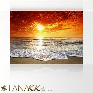 Lana KK edel FotoTapete Sonnenuntergang Urlaub Strand Das Meer rot