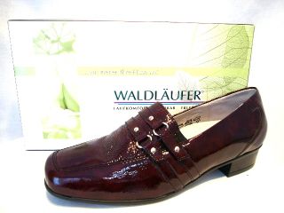 Waldläufer Slipper Hilke Taipei Bordeaux Gr. 5