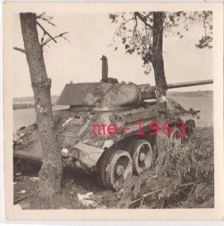  Mittelabschnitt 29 Infanterie Division Panzer T 34 abgeschossen