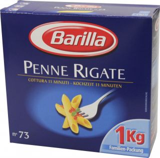 80€/1kg) Barilla Penne Rigate 1kg