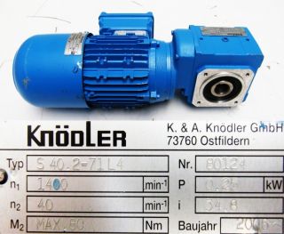 Knödler Getriebemotor S40.2 71L4