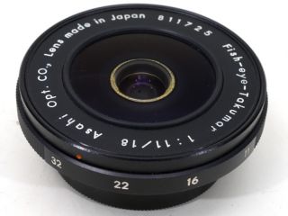 M42 Asahi Pentax Fish eye Takumar 11 18