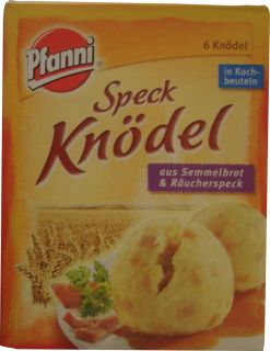 00€/100g) Pfanni 6 Speckknödel im Kochbeutel 200g