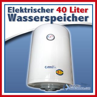 Wasserspeicher Warmwasserspeicher Elektro Boiler 40 l