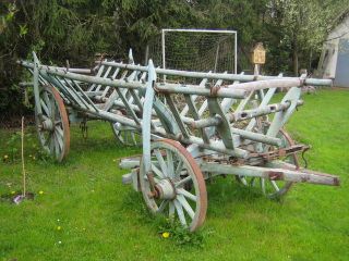 Alter Heuwagen Leiterwagen Bauernwagen Antik