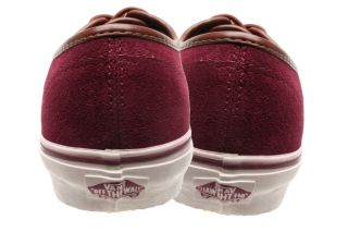 Vans Sneaker Authentic (Suede/Leder) Tawny Port Rot