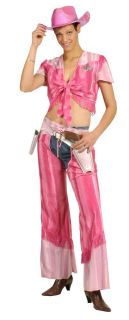 COWGIRL rosa Kostüm Damen Cowboy Fasching 34 NEU