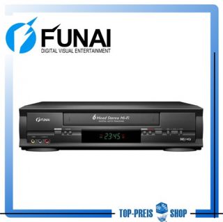 Videorekorder VHS 6 Kopf Videorecorder Funai D50Y 100M