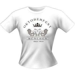 Shirt Damen Oktoberfest   Oktoberfest München since 1810   Funshirt