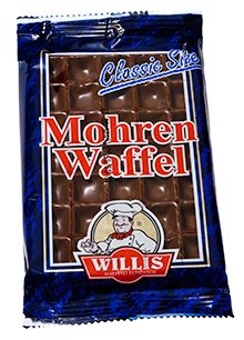 48 Packungen Willis Mohrenwaffeln Waffeln a 55g (1kg6,63€)