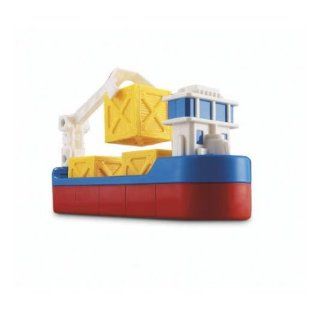 Fisher Price G5543   Geo Trax   Containerschiff Spielzeug