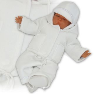 Baby Jacke Mati weiß, Gr.62,68,74,80,86   Taufe Jacket Taufanzug
