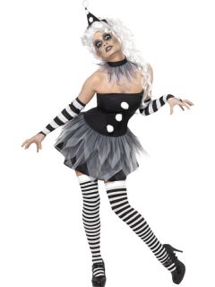 Clownkostüm Horror Damen Kleid Kostüm Halloween GrS