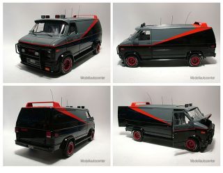 Chevrolet Van 1983, A Team Van, TV Serie, Modellauto 118 / Hot Wheels