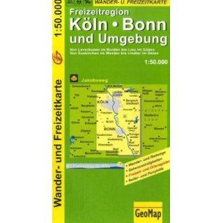 GeoMap Karten, Köln, Bonn und Umgebung Wander  und Freizeitkarte
