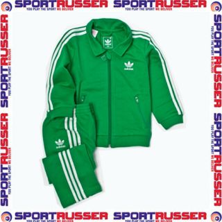 Adidas Kinder Firebird Track Suit grün/weiß