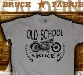 old school Biker T Shirt, AWO Shirt, Oldtimer T Shirt