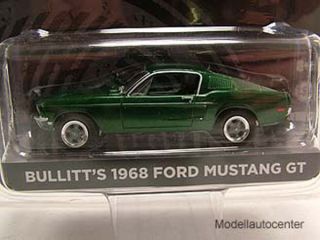 Ford Mustang 1968 grün met. Bullitt Steve McQueen, Modellauto 164