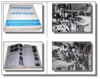 Evinrude Johnson 65 bis V6 Motoren Werkstatthandbuch