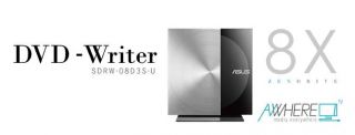 Asus SDRW 08D3S U Zen Drive externer Slim DVD Brenner 