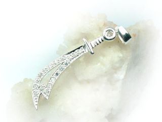 Hz. Ali Schwert Kilic 925 Silber mit Steine NEU UVP 69€