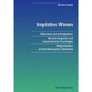 Implizites Wissen Günther Schanz Bücher