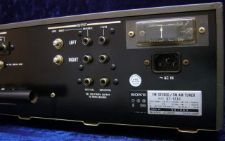 Vintage Solid State AM FM Tuner SONY ST 5130 Old Fidelity Klassiker