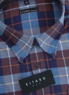 KITARO® Langarm Flanellhemd Hemd kariert Bekleidung